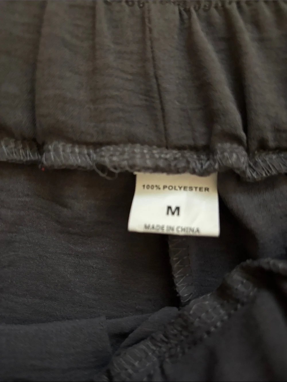 Wide-Leg Drawstring Pants - dark gray - Picture 2 of 7